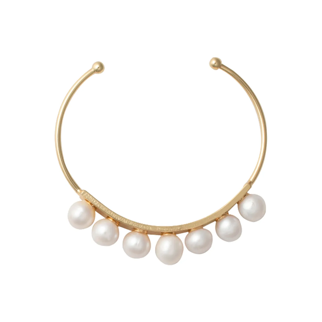Rococo Freshwater Pearl Cuff Bracelet