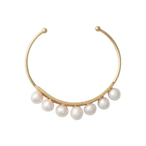 Rococo Freshwater Pearl Cuff Bracelet