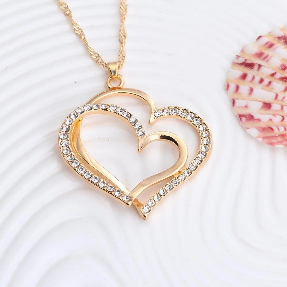 Romantic Heart Necklace Set