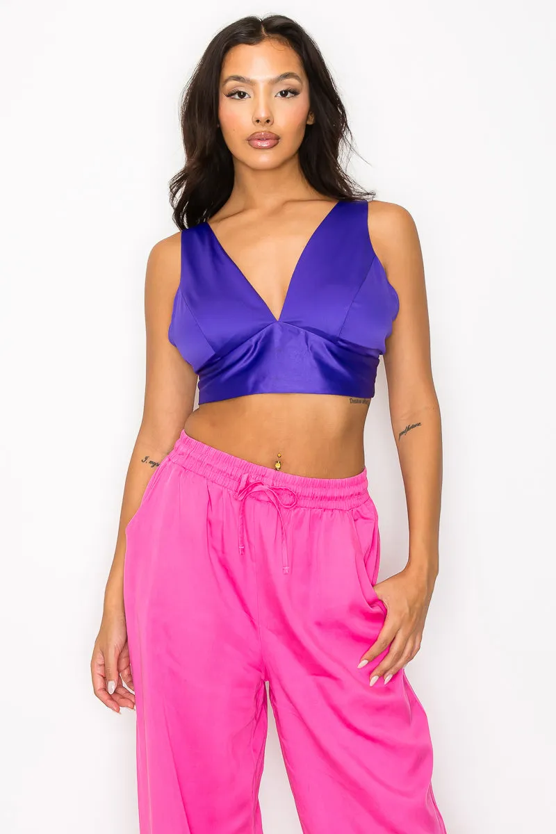 Satin Bra Top