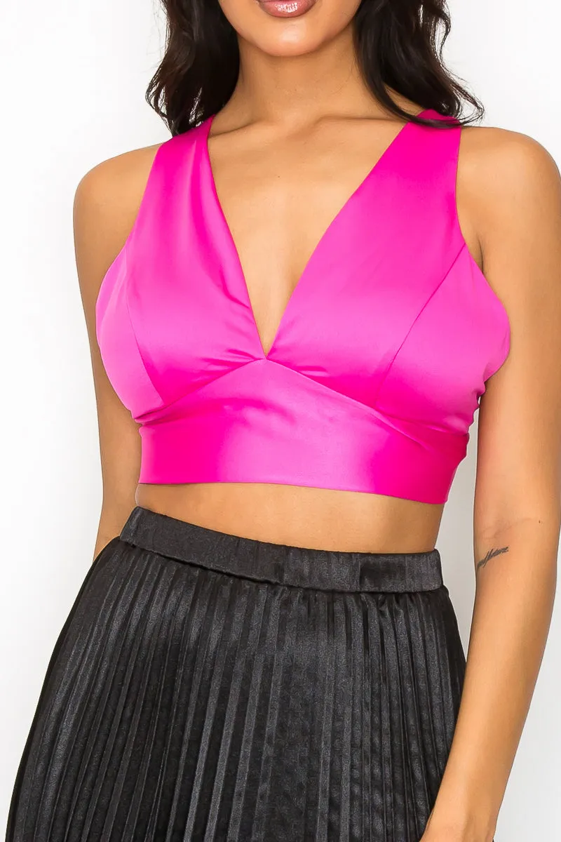 Satin Bra Top