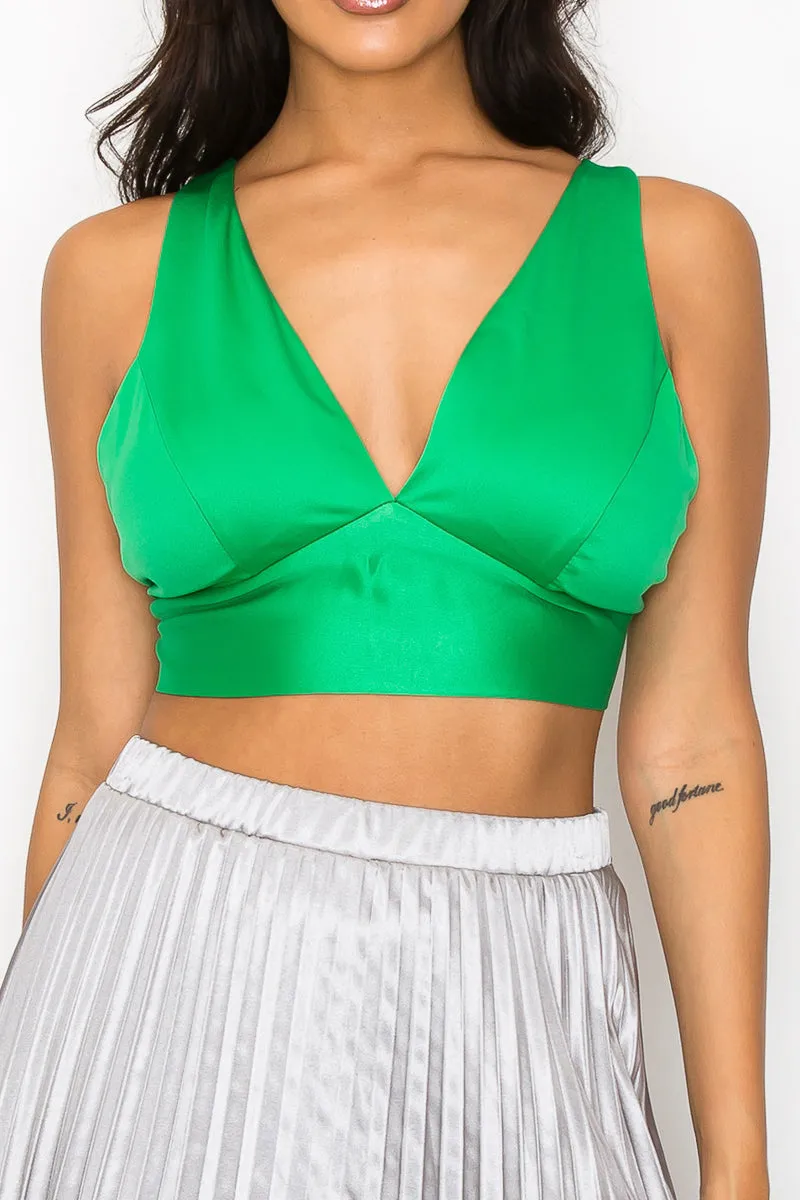 Satin Bra Top