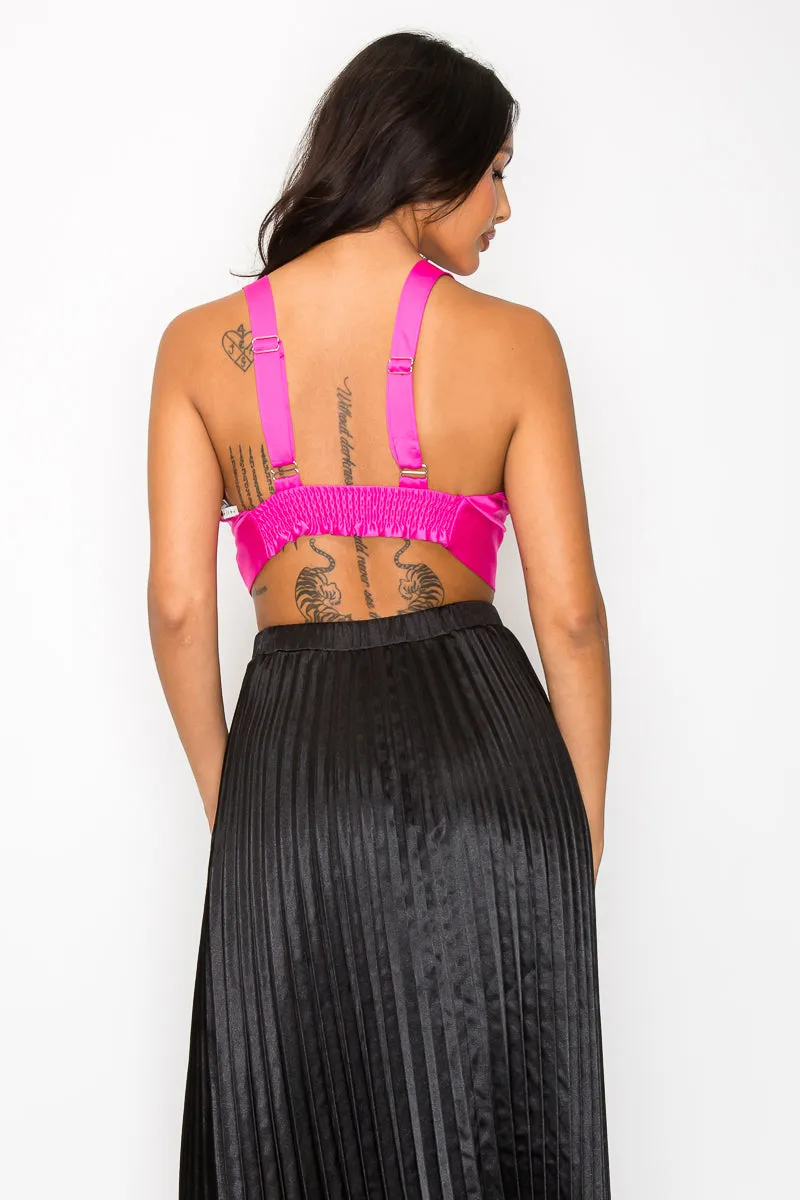 Satin Bra Top