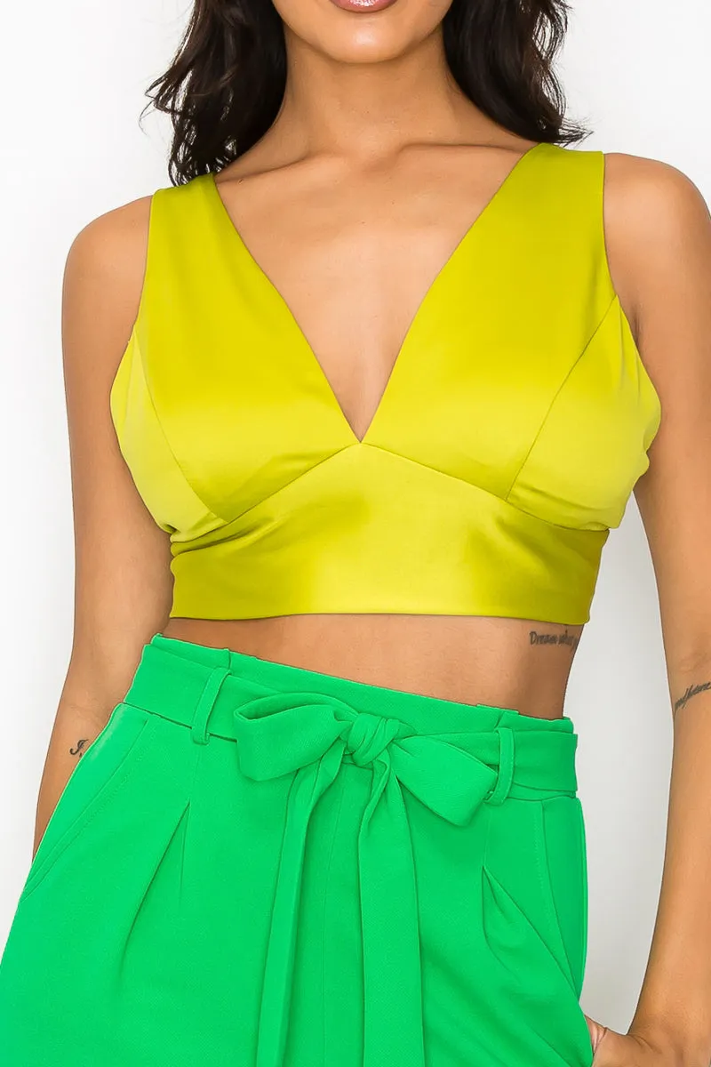 Satin Bra Top