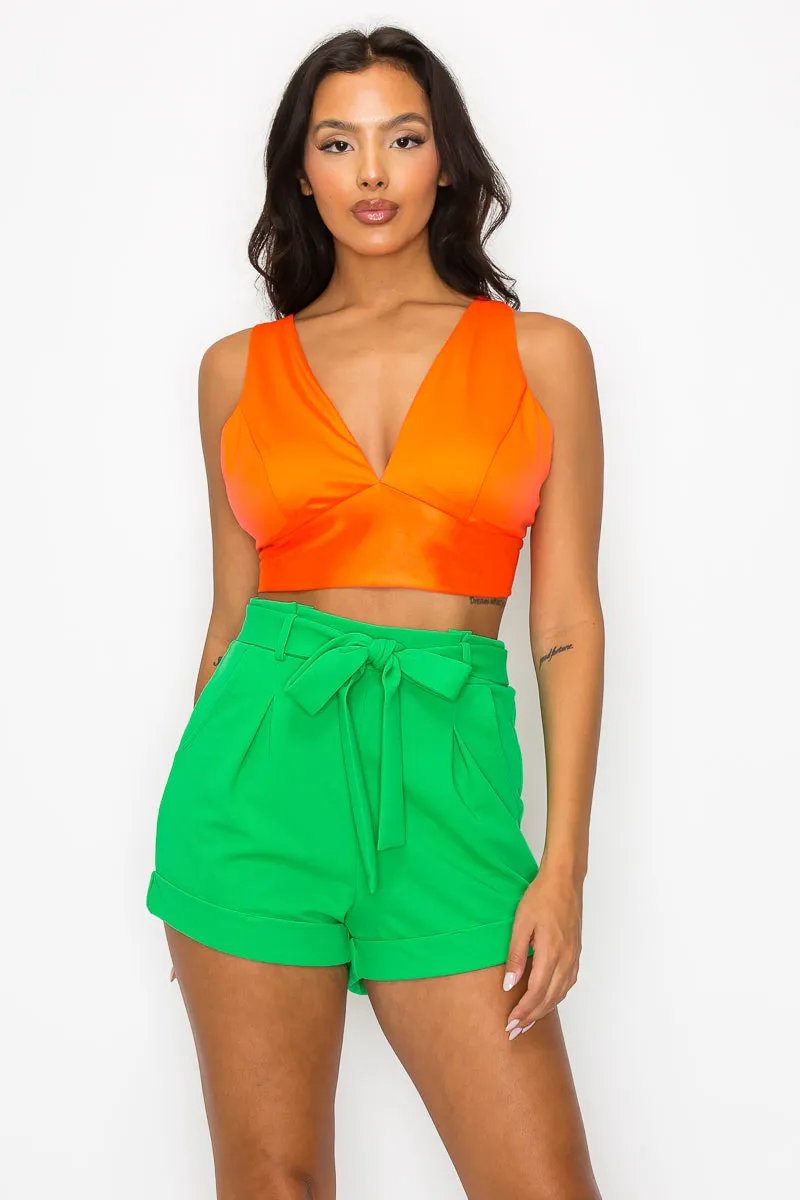 Satin Bra Top