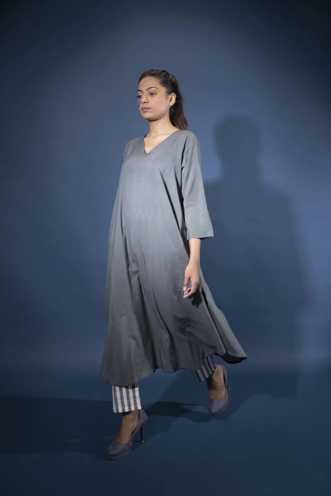 Seaweed Tunic with Striped pants
