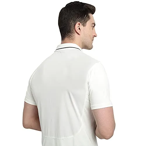 Shrey Cricket.Premium Shirt S/S - M, Off White