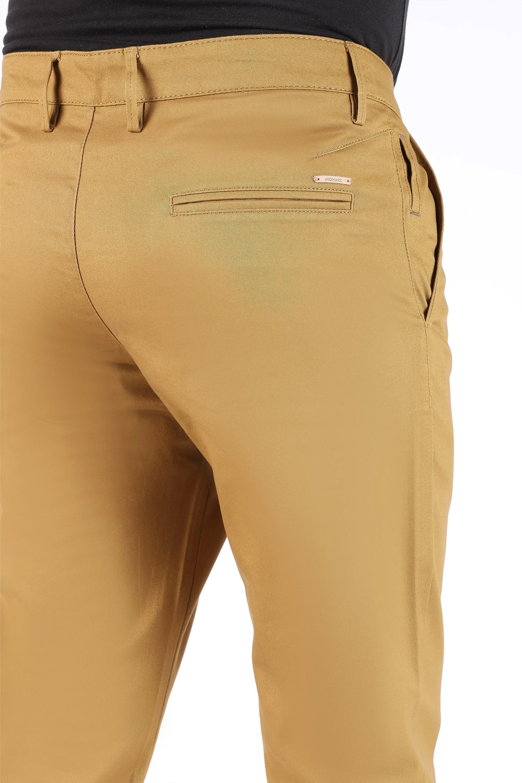 SKINNY FIT COTTON PANTS