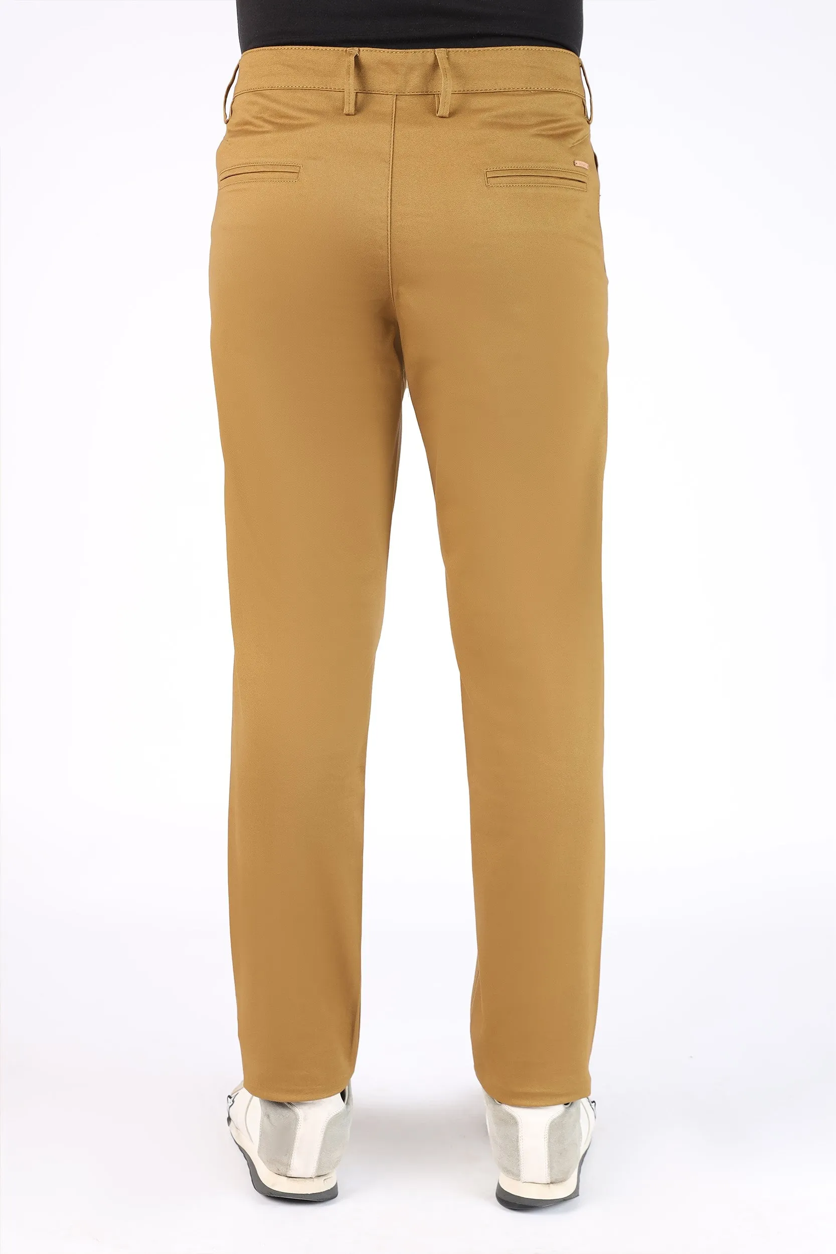 SKINNY FIT COTTON PANTS
