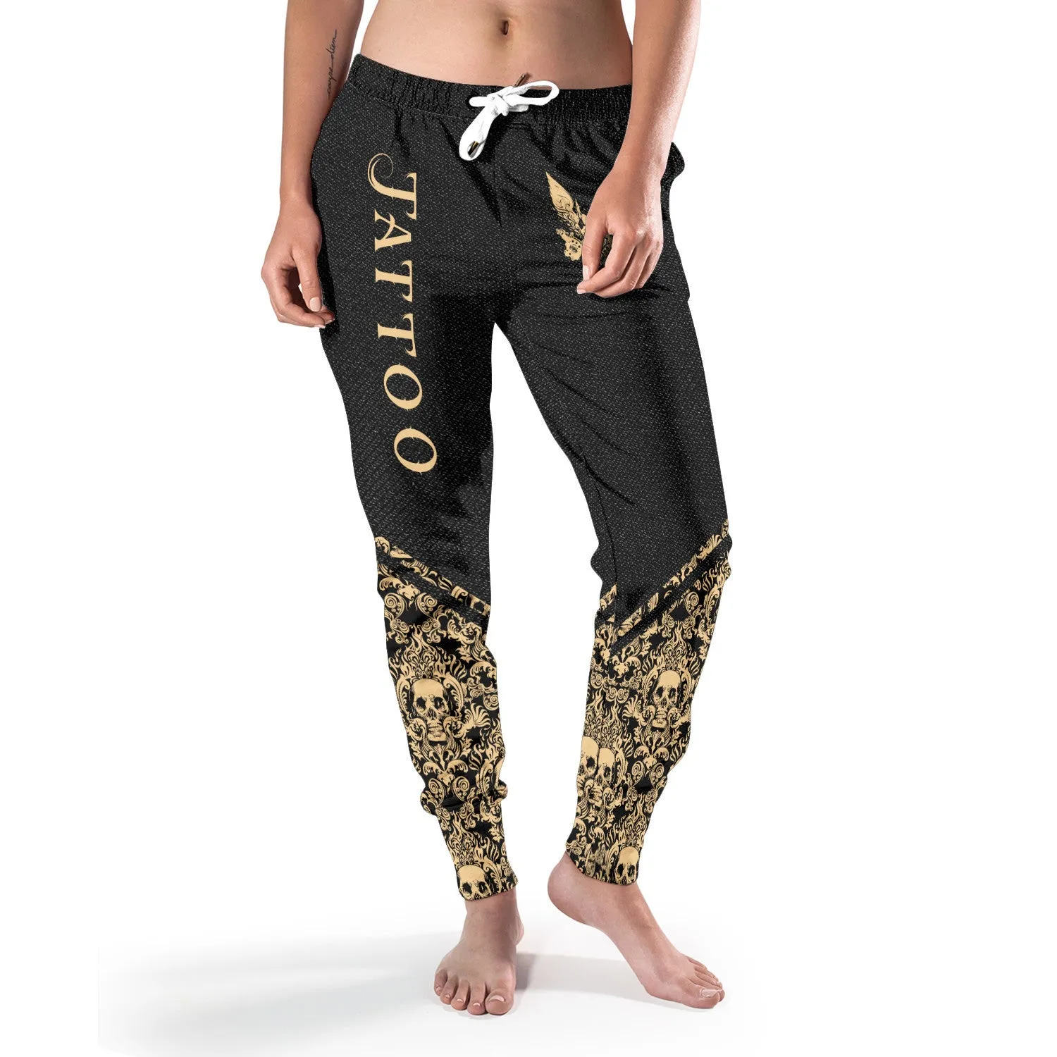 Skull Tattoo Fashion 3D Sweatpants Tattoo Machine Jogger
