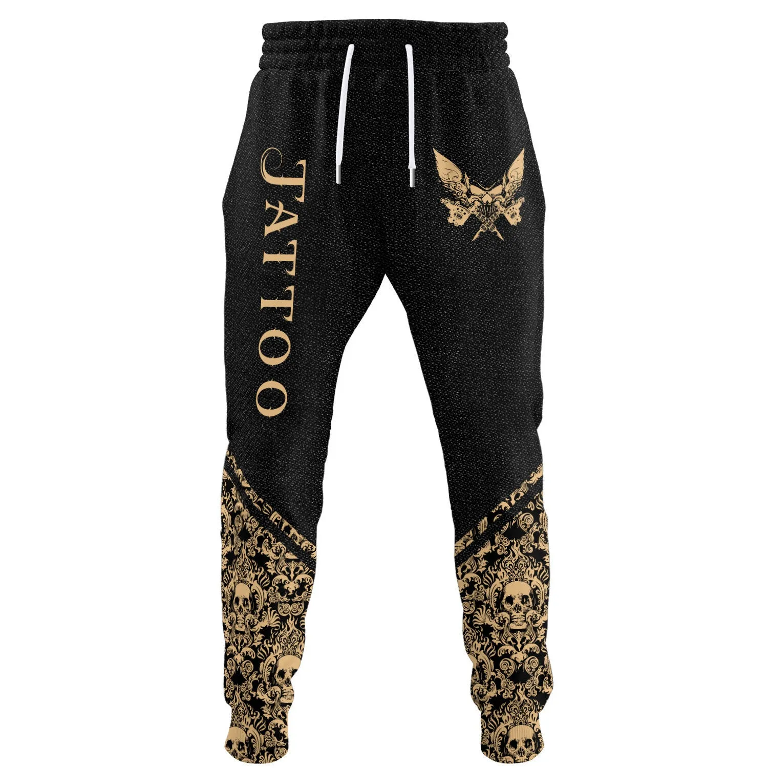 Skull Tattoo Fashion 3D Sweatpants Tattoo Machine Jogger
