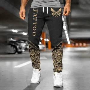 Skull Tattoo Fashion 3D Sweatpants Tattoo Machine Jogger