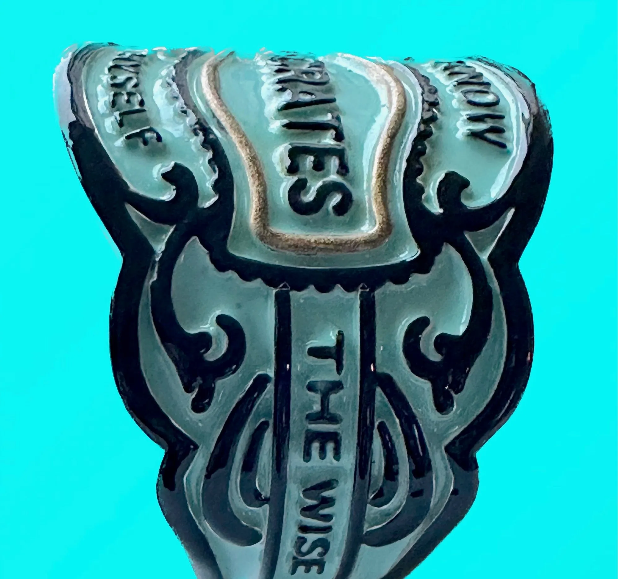 Socrates "Know Thyself" Sterling Silver Cuff