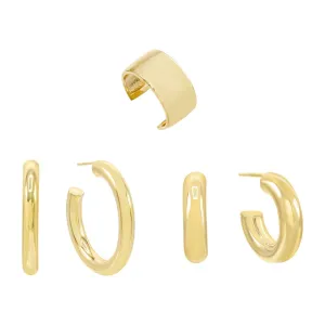 Solid Earring Combo Set