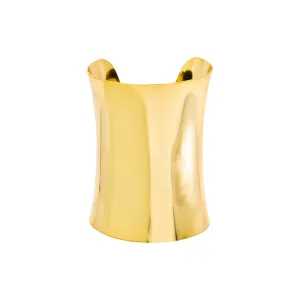 Solid Super Wide Cuff Bangle Bracelet