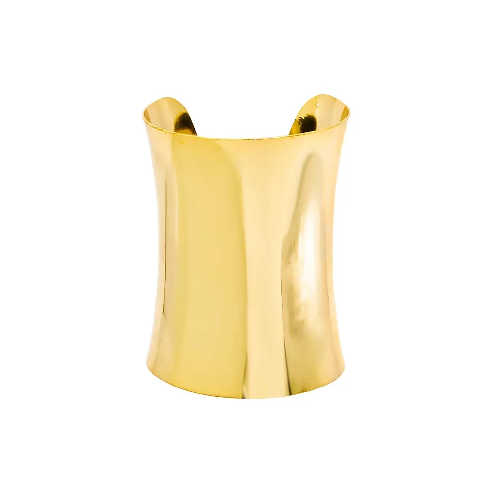 Solid Super Wide Cuff Bangle Bracelet
