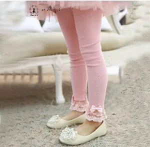Spring flower girl pants baby girl leggings kids cotton fashion legging children autumn pant girls' leggings