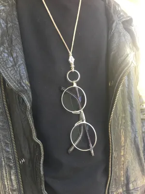 Sterling Eyering Adjudtable Necklace