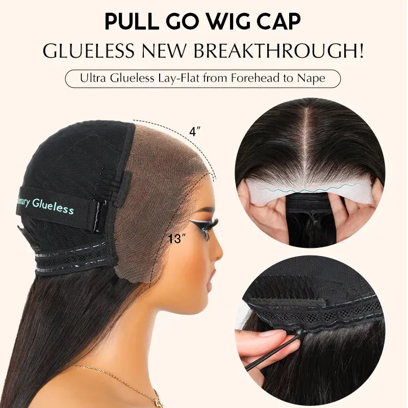 Straight Bob Ash Blonde with Dark Root 13x4 Transparent Lace Frontal Ready to Go Glueless Wig
