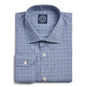 Stretch Suiting Check - Royal Blue