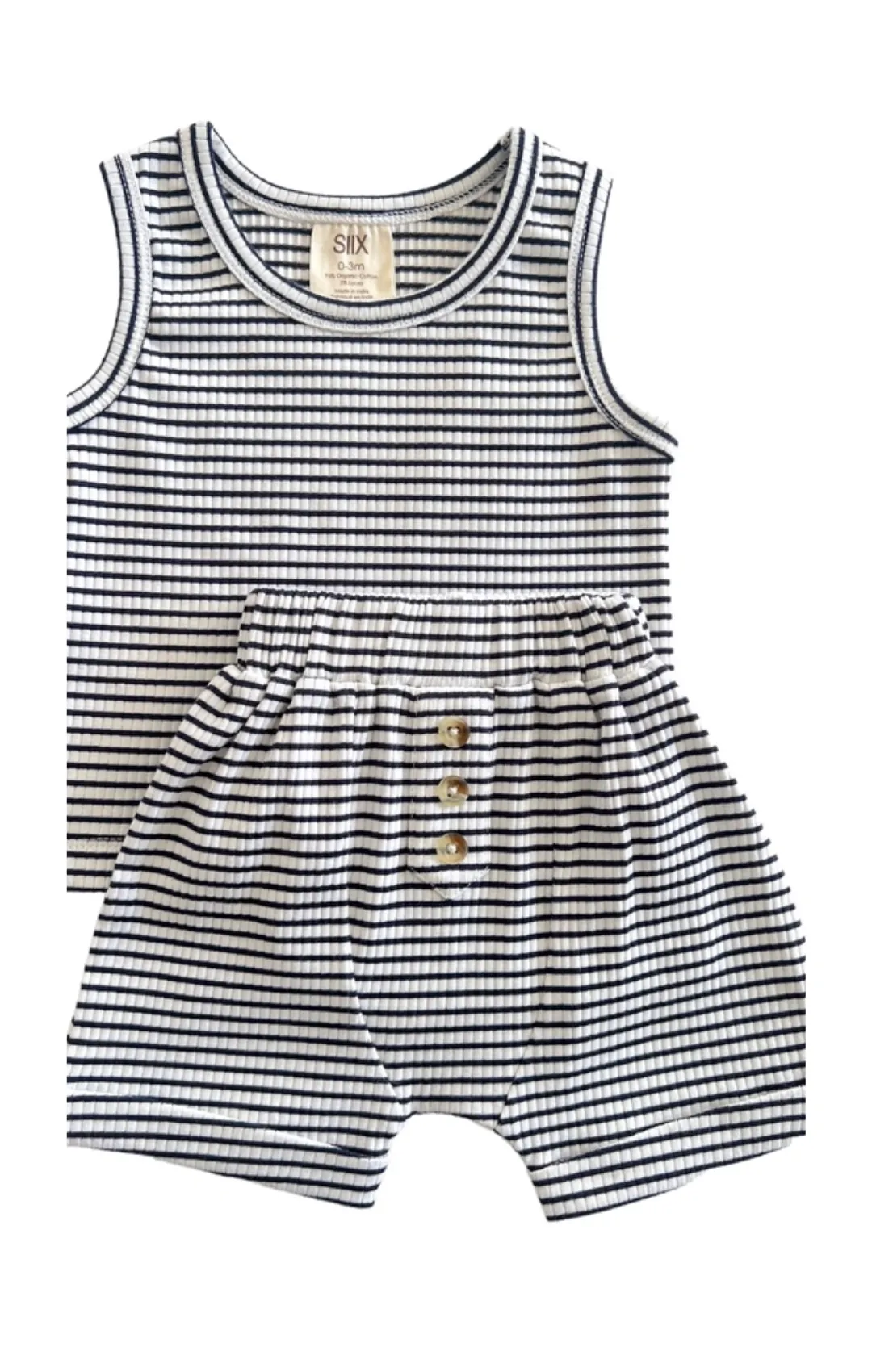 Stripe Tank & Short Baby Set