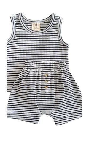 Stripe Tank & Short Baby Set