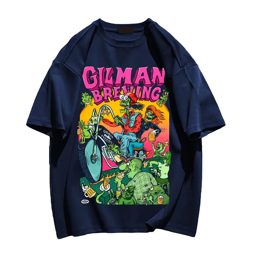 Stylish Funny Pattern Print Trendy T-shirt