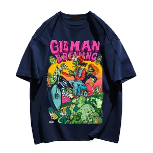 Stylish Funny Pattern Print Trendy T-shirt