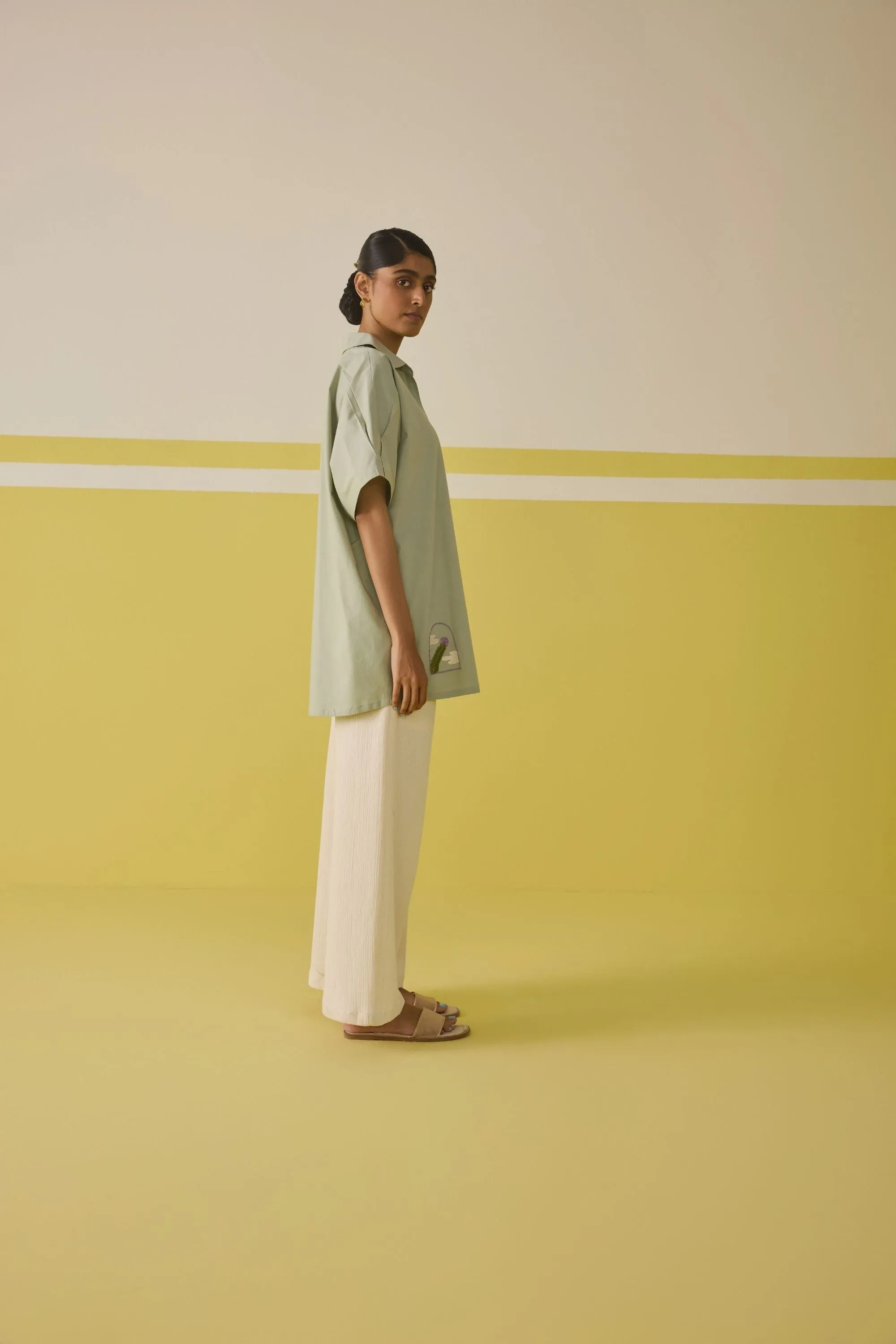 Summer Evening Organic Cotton Kurta Top