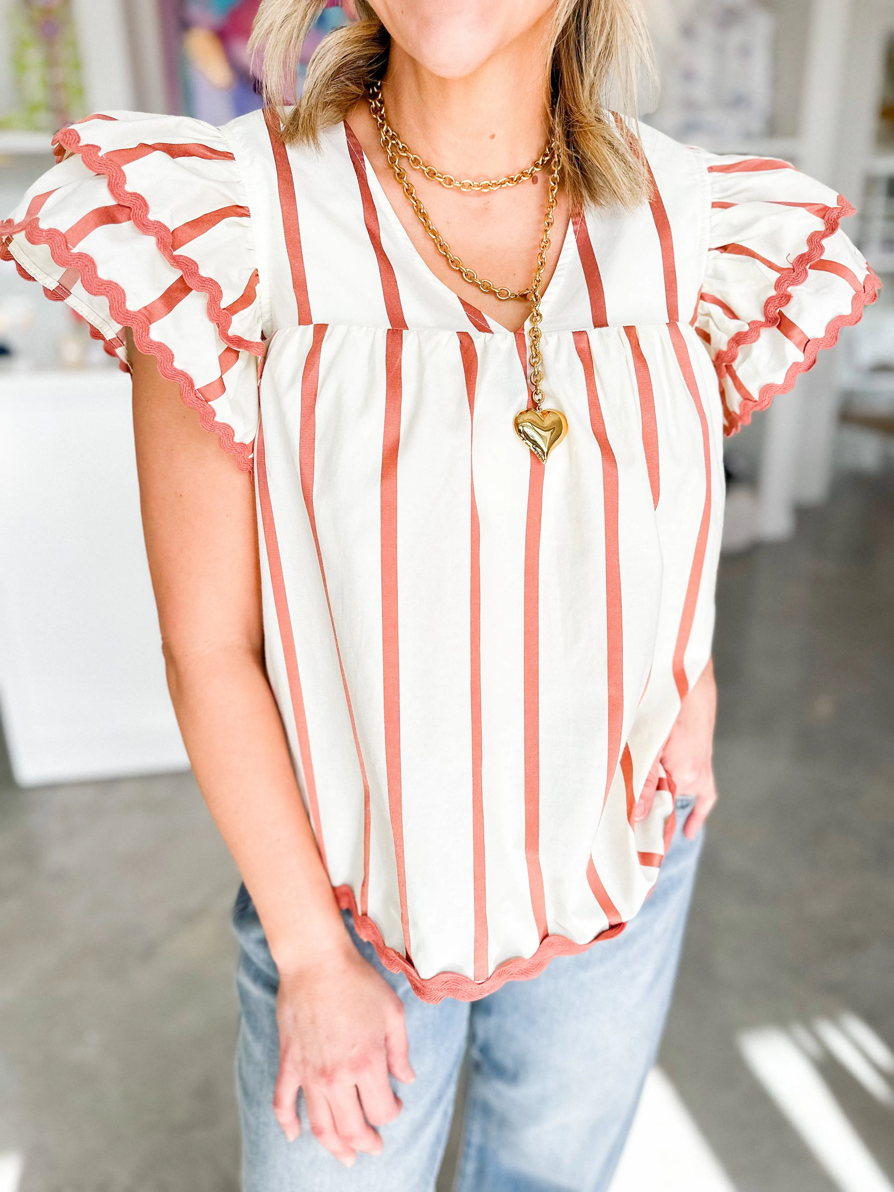 Sunshine In Stripes Top