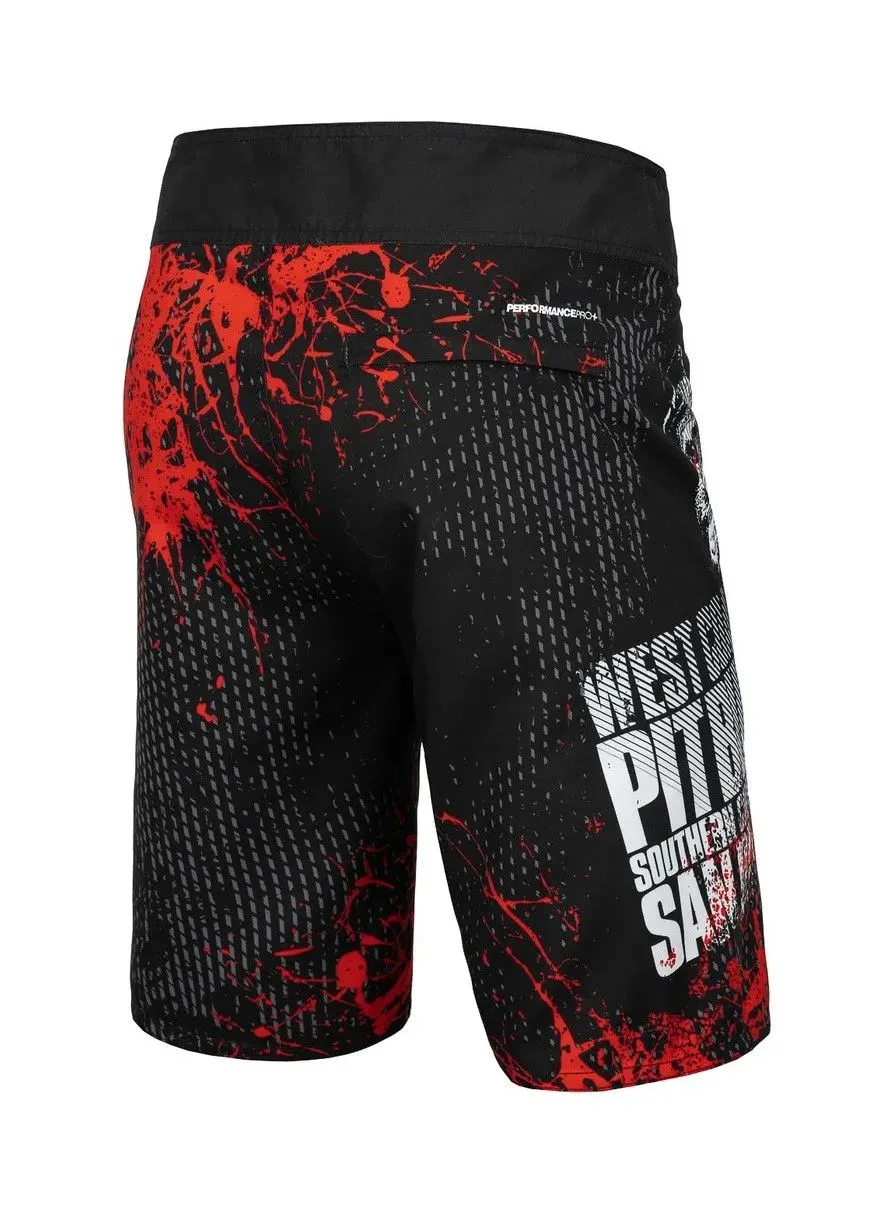 Swimming Shorts Blood Dog - Black