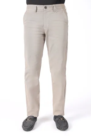 TAPPERED FIT COTTON PANTS