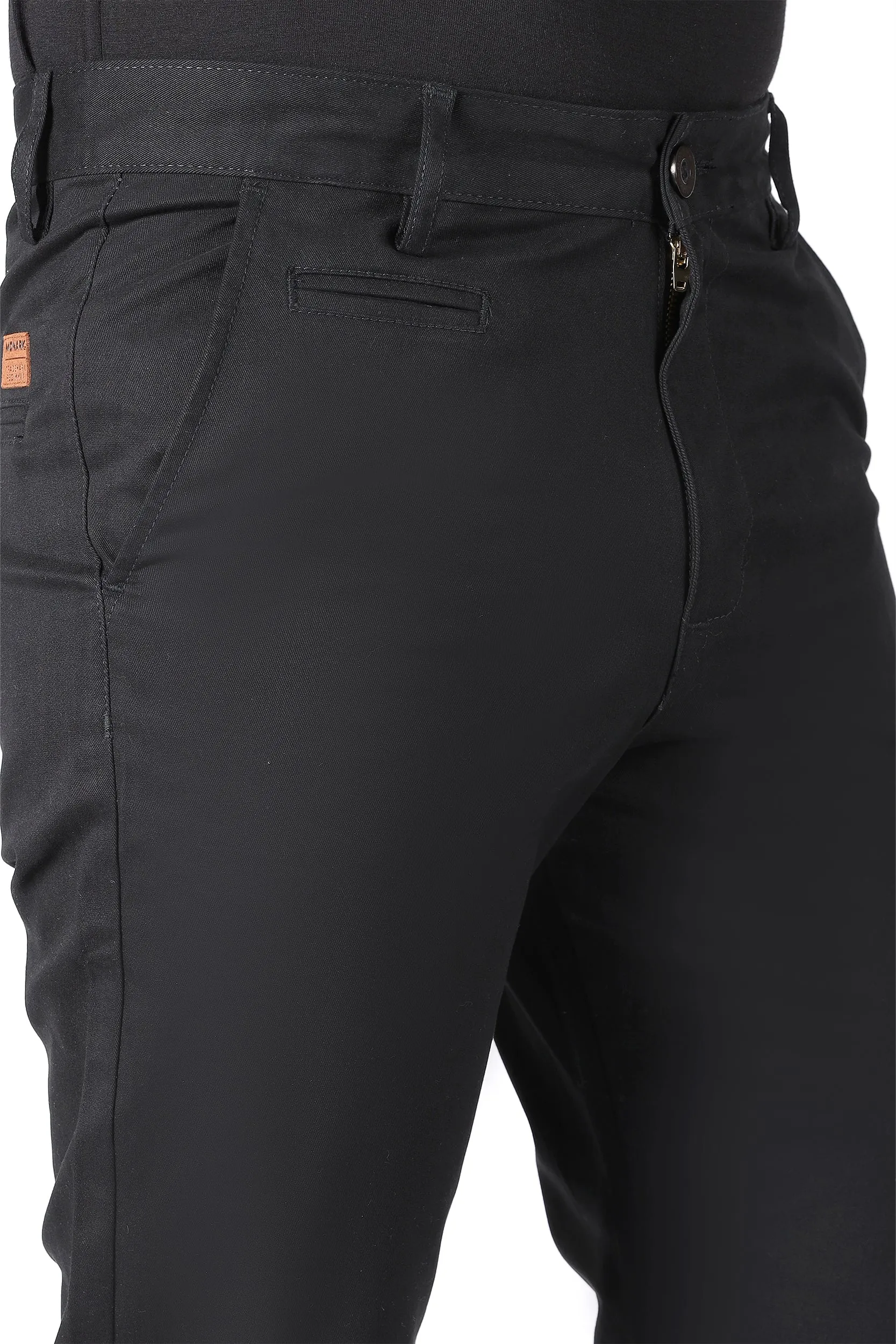 TAPPERED FIT COTTON PANTS