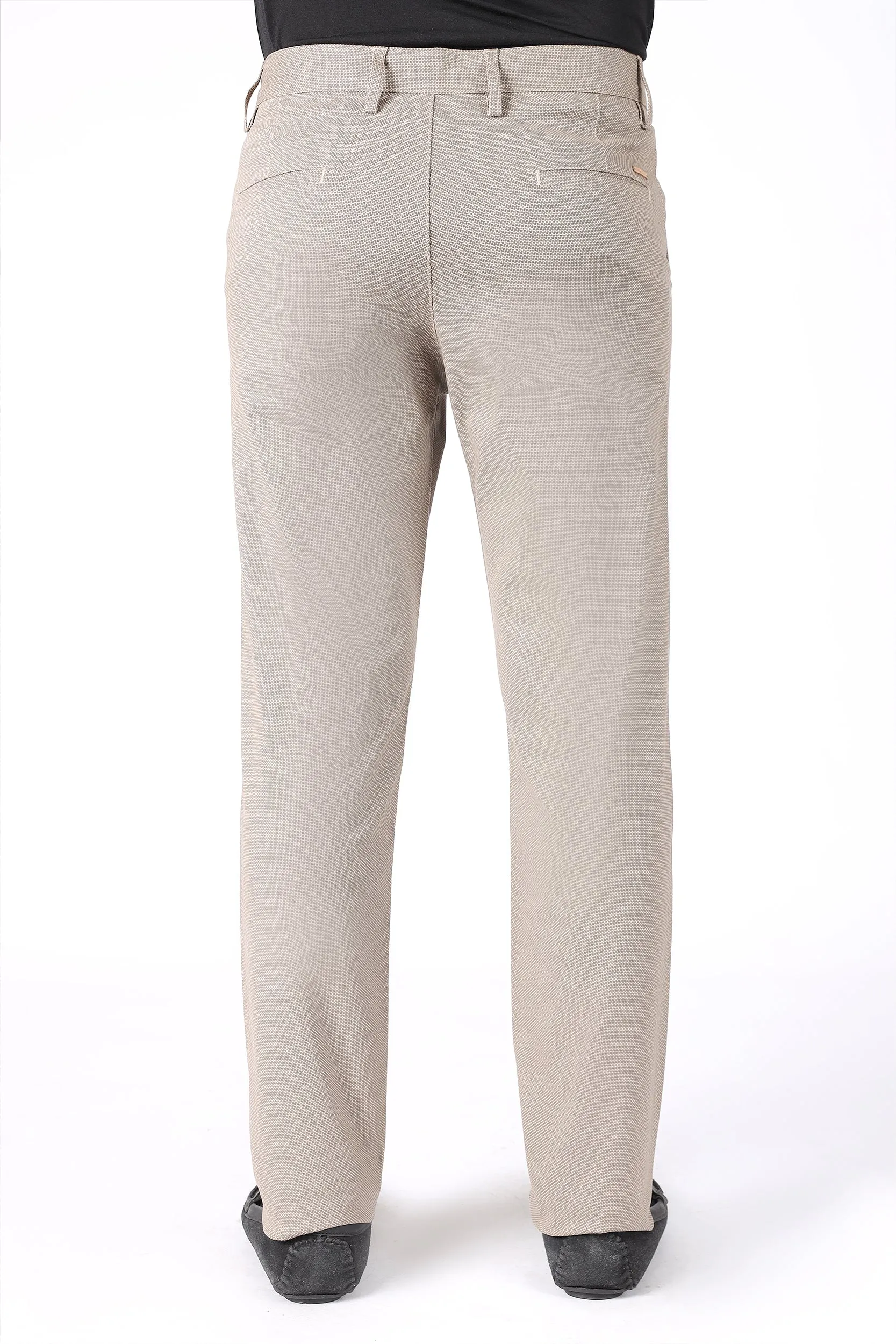 TAPPERED FIT COTTON PANTS