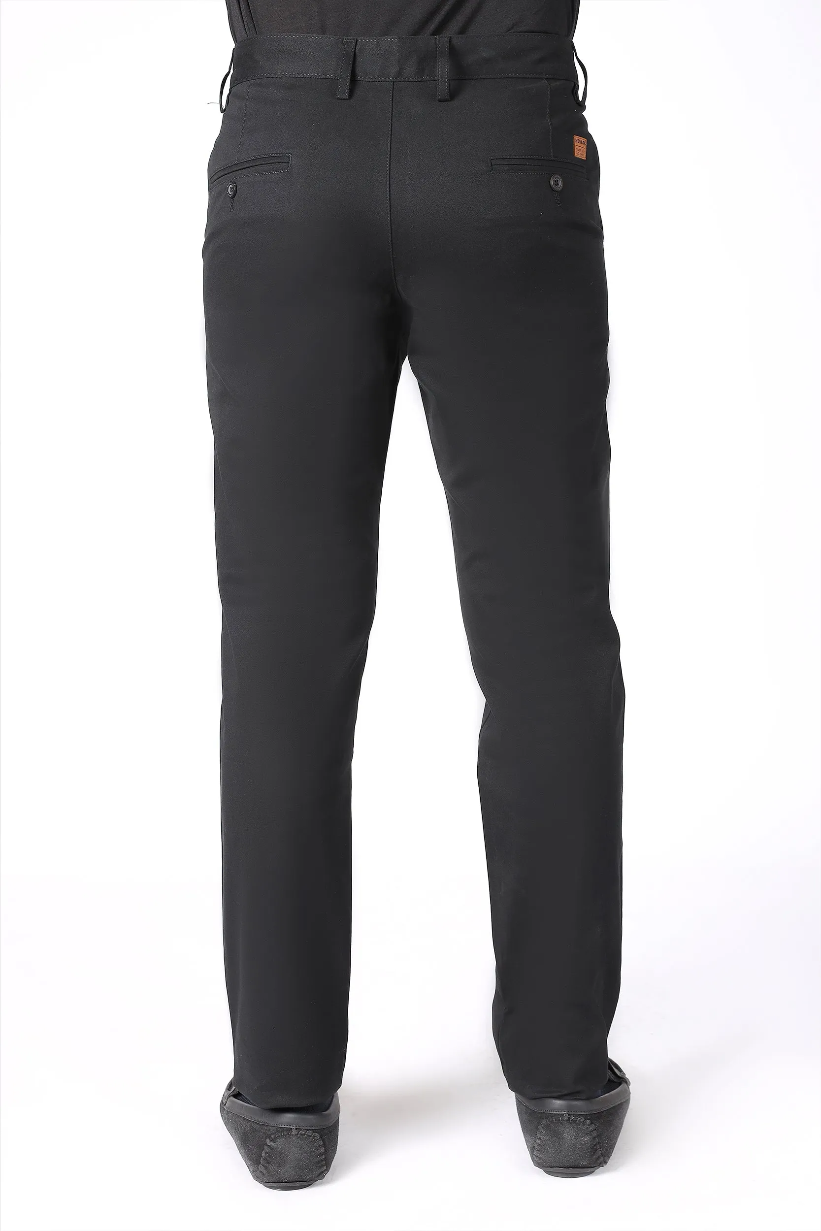 TAPPERED FIT COTTON PANTS