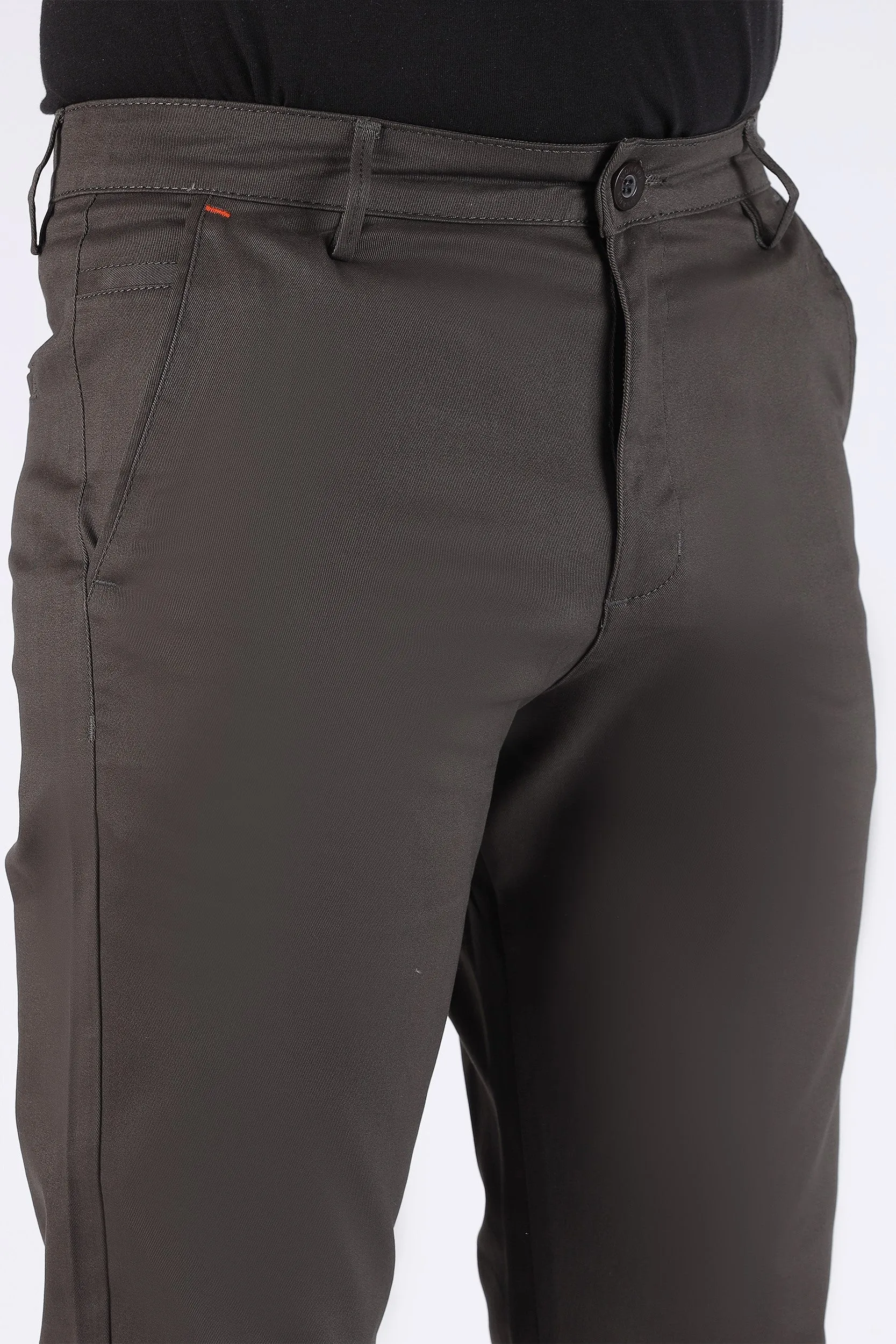 TAPPERED FIT COTTON PANTS