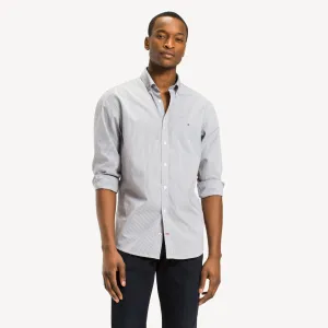 Tommy Hilfiger Mens Core Stripe Shirt - Peacoat/White
