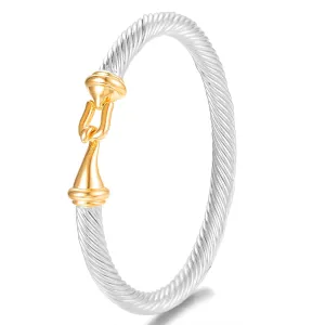 Trendy & Beautiful Diva Bangle Bracelet With Crystal