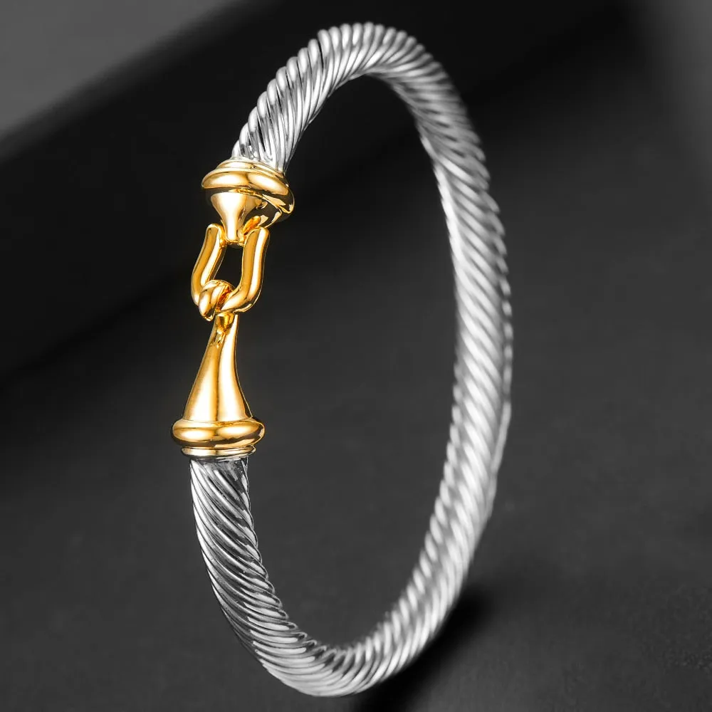 Trendy & Beautiful Diva Bangle Bracelet With Crystal