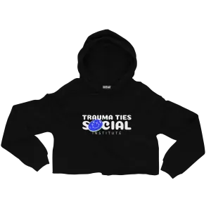 TTSI Blk Crop Hoodie