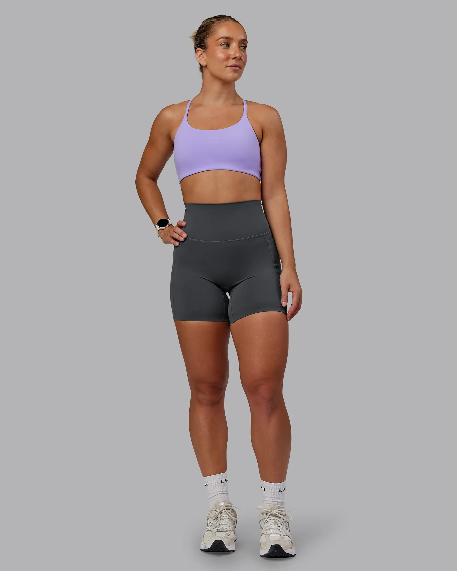 Twist Sports Bra - Violet Ray