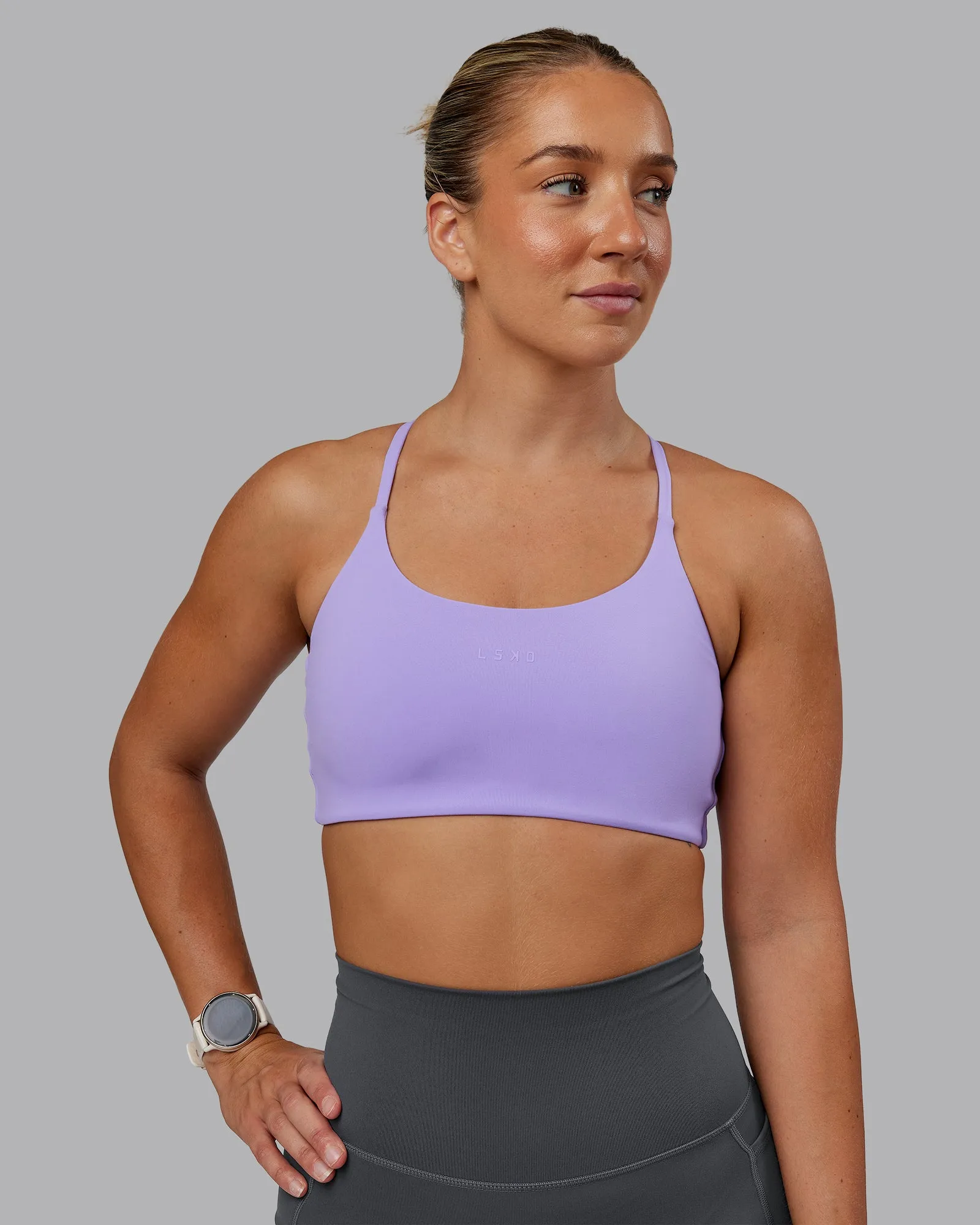 Twist Sports Bra - Violet Ray