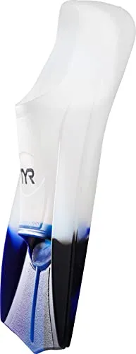 TYR Stryker Silicone Swim Fins (XXL), Black (LFSTRKR101XXL)
