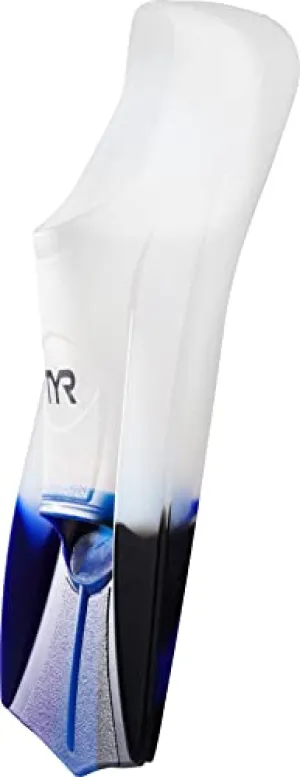 TYR Stryker Silicone Swim Fins (XXL), Black (LFSTRKR101XXL)