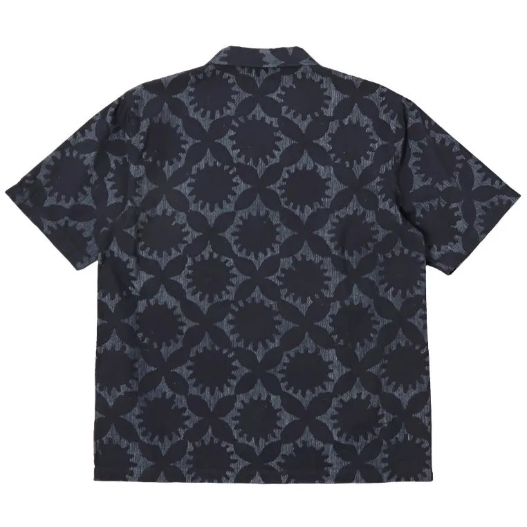 Universal Works Road Shirt Sun Print Navy