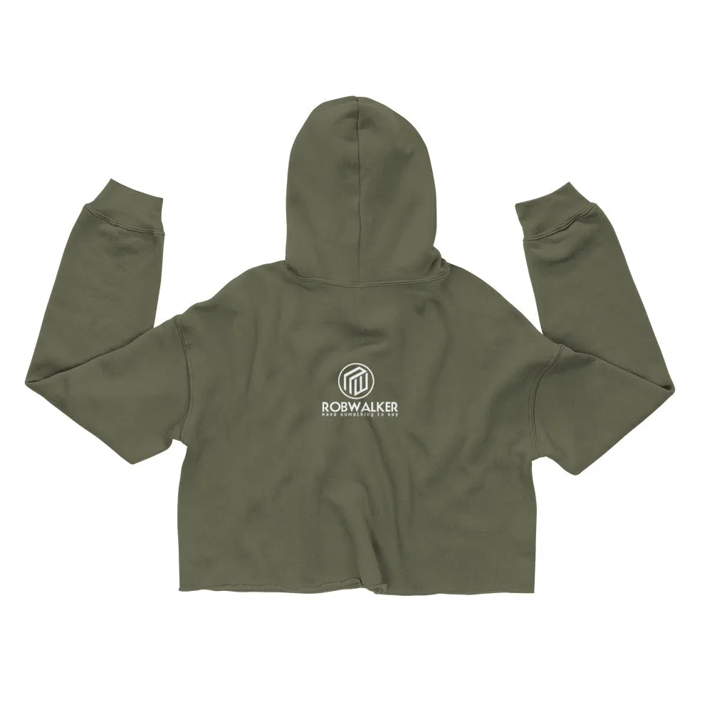 Value Your Dreams Crop Hoodie