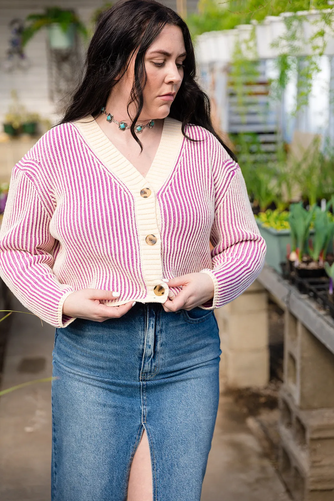 Vida Cropped Cardigan