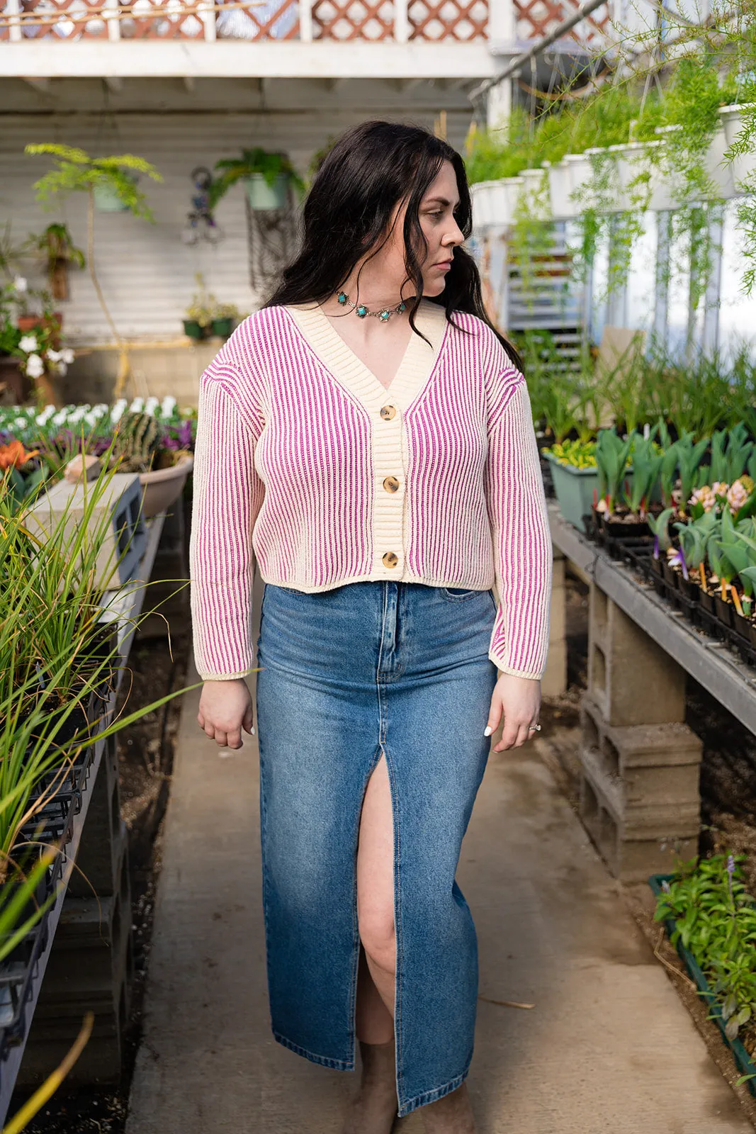 Vida Cropped Cardigan