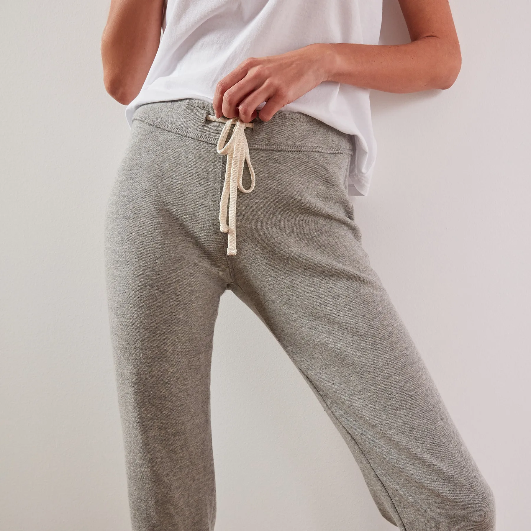 Vintage Fleece Sweatpant - Heather Grey