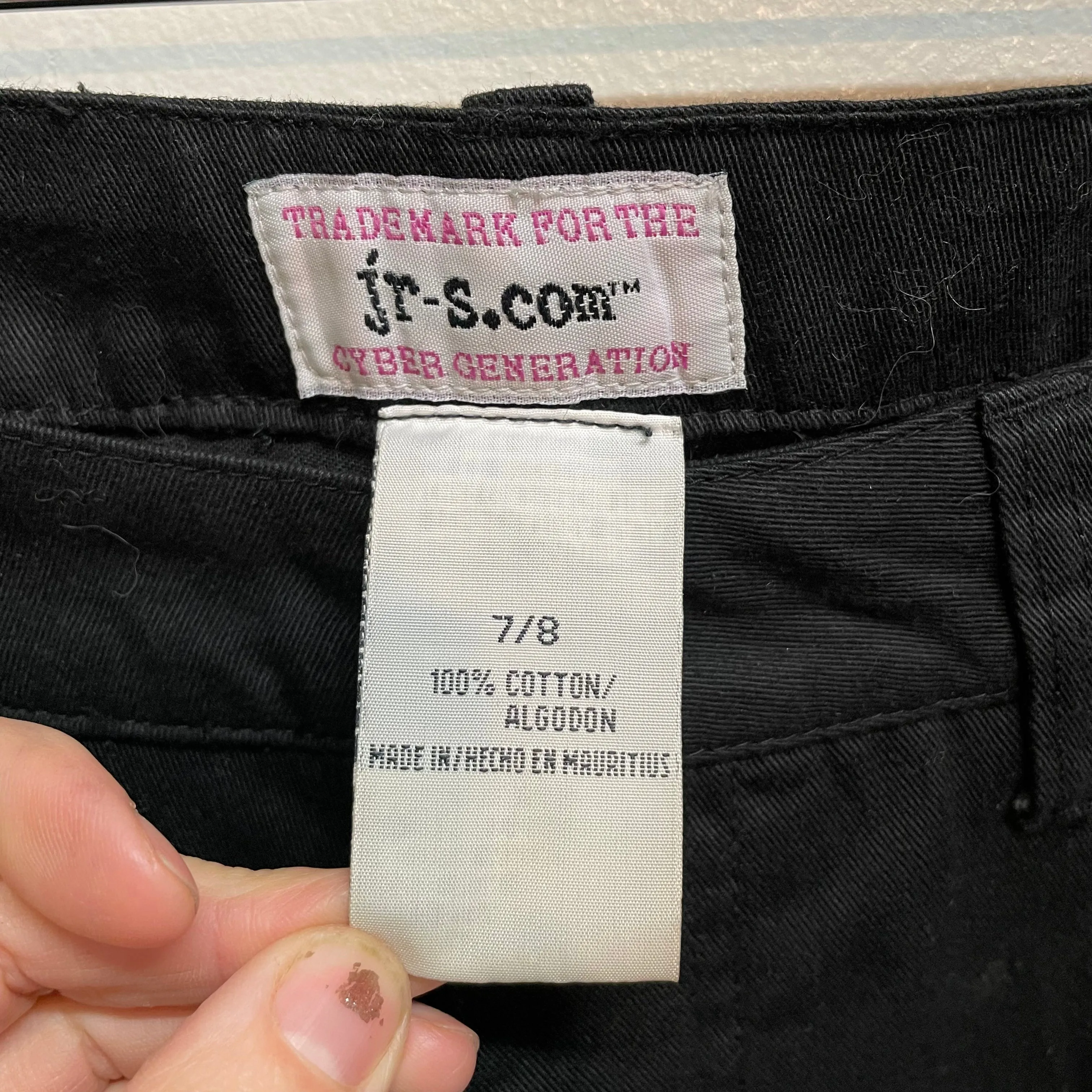 VTG Deadstock Jr-s.com Studded Flood Jeans // Size 7/8 (ht22103)